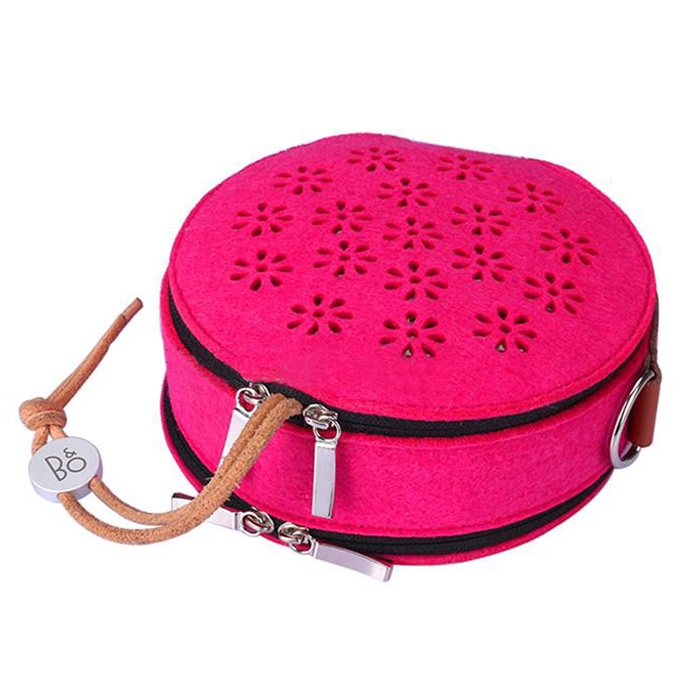 

B&O BeoPlay A1 Portable Audio Liner Storage Bag Speaker Portable Felt Cloth Cover Liner Bag (Red)