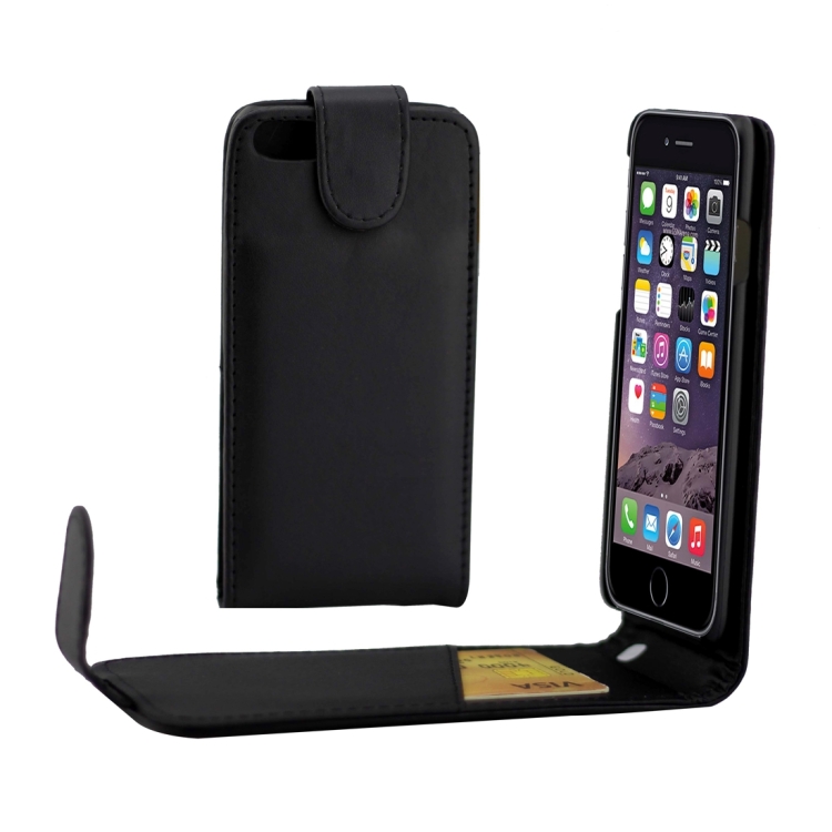 

For iPhone 8 & 7 Ordinary Texture Vertical Flip Leather Case with Card Slot (Black)