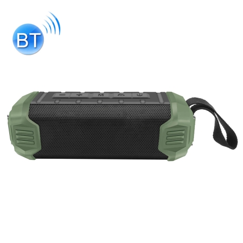 

NewRixing NR-1000 16W Outdoor Wireless Bluetooth Stereo Speaker Subwoofer Sound Support TWS Function Sports Speaker (Army Green)