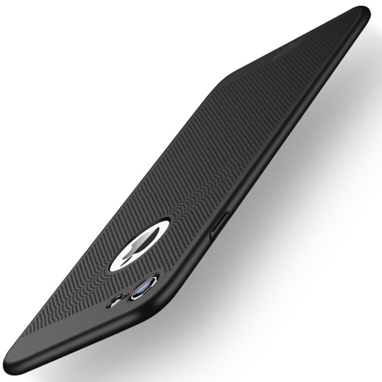 

MOFi for iPhone 7 Honeycomb Texture Breathable PC Shockproof Protective Back Cover Case(Black)