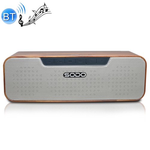 

SODO L4 Bluetooth 4.2 Wireless Stereo Desktop Bluetooth Speaker (Brown)