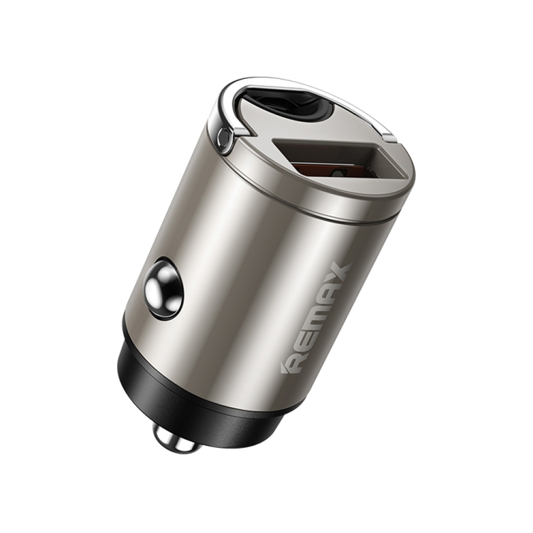 

REMAX RCC227 Lindo Series QC 18W Single USB Interface Fast Charge Car Charger (Silver)
