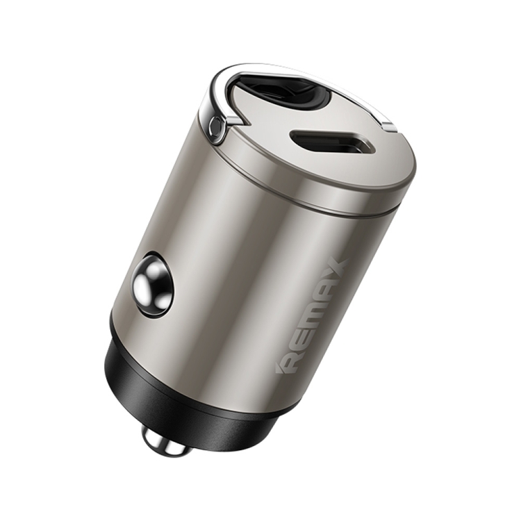 

REMAX RCC228 Lindo Series PD 18W Single USB Interface Fast Charge Car Charger (Silver)