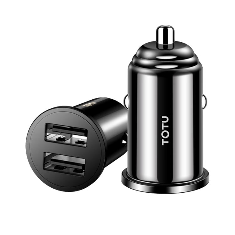 

TOTUDESIGN DCCD-014 Mini Dual USB Car Charger(Black)