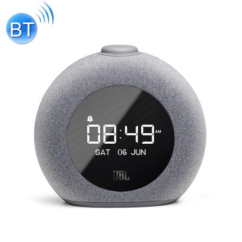 

JBL HORIZON 2 Bluetooth Music Alarm Clock Desktop Speaker with Night Light & LCD Display Screen, EU Plug(Grey)