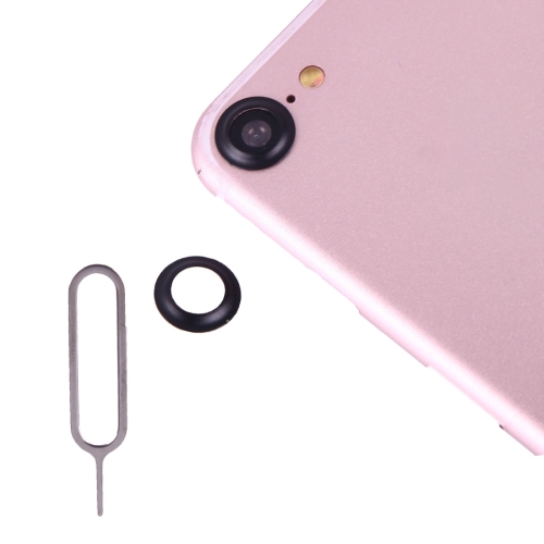 

For iPhone 7 Rear Camera Lens Protective Cover with Needle(Black)