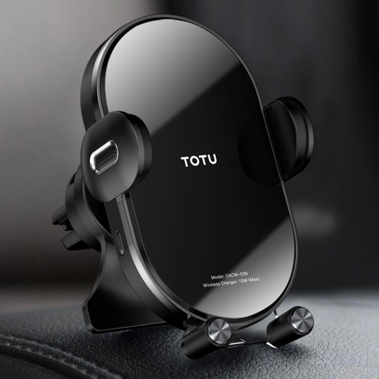 

TOTUDESIGN CACW-039 Bumblebee Series Car Wireless Charger Mobile Phone Mount Holder(Black)
