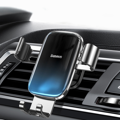 

Baseus Glaze Gravity Car Mount Phone Holder, Suitable for 4.7 - 6.5 inch Smartphones(Black)
