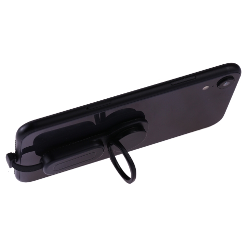 

LXS09 2A 8 Pin + 3.5mm Female to 8 Pin Male Audio & Charging Adapter with Ring Holder (Black)