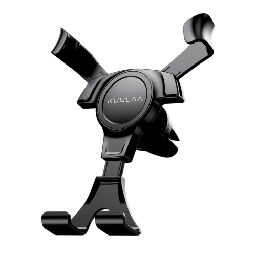 

KUULAA Car Simple Plastic Gravity Mobile Phone Bracket Holder (Black)