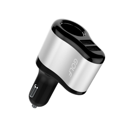 

GOLF GF-C14 2.1A Dual Port Multifunction Intelligent Car Charger Cigarette Lighter