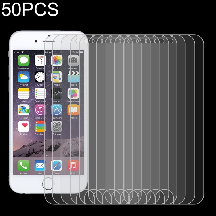 

50 PCS For iPhone SE 2020 0.26mm 9H 2.5D Dedicated Thick Glue Explosion-proof Tempered Glass Screen Film