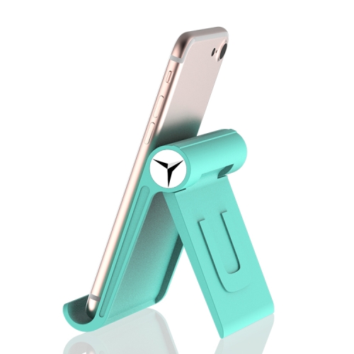 

Lenuo DL-19 Universal ABS + Silica Gel Desktop Holder Multi-Angle Desk Stand for 3.5-11 inch Mobile Phone & Tablet(Mint Green)