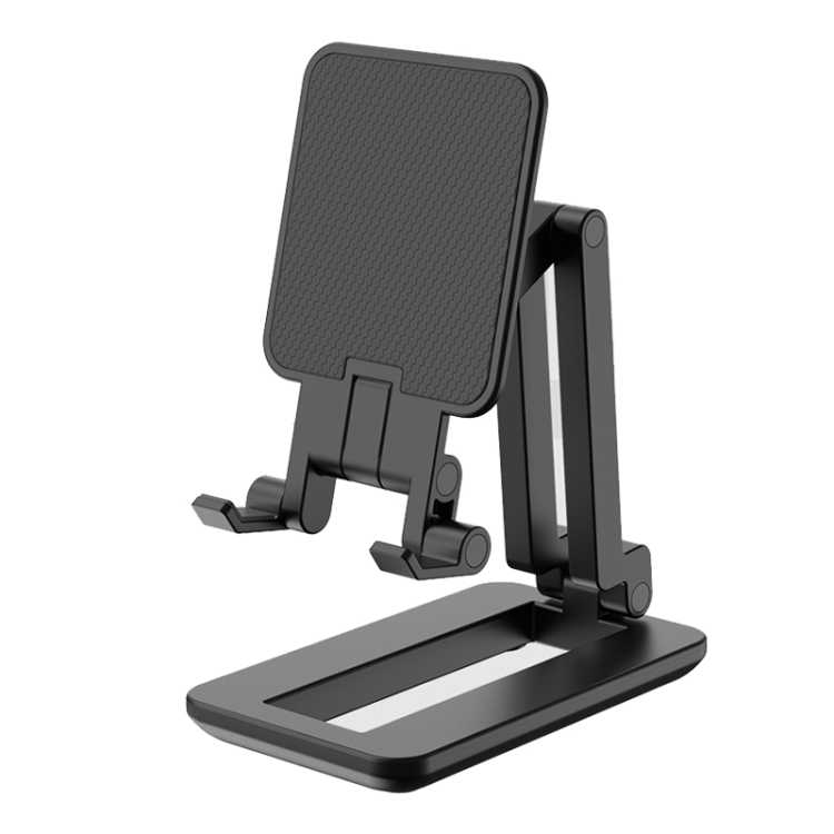 

F5 Foldable Mobile Phone Tablet Desktop Stand Holder (Black)
