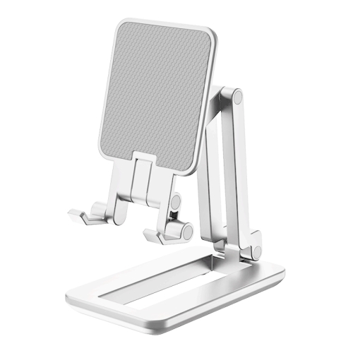 

F5 Foldable Mobile Phone Tablet Desktop Stand Holder (White)