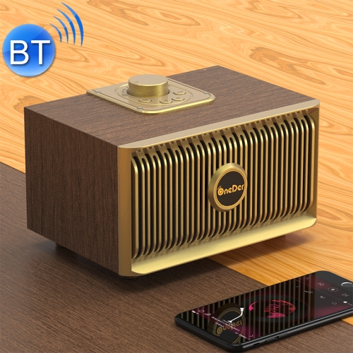 

Oneder V5 Portable Wireless Bluetooth Speaker, Support Hands-free & FM & TF Card & AUX & USB Drive (Bronze)