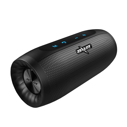 

ZEALOT S16 Portable Smart Touch Stereo Heavy Bass Wireless Bluetooth Speaker with Built-in Mic, Support Hands-Free Call & TF Card & AUX (Black)
