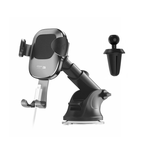 

JOYROOM Glare Series JR-ZS190 Car Suction Cup / Air Outlet Gravity Phone Bracket (Black)