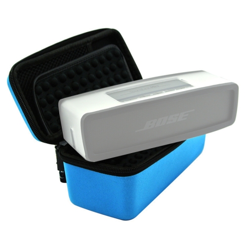 

Portable Nylon Silica Gel Speaker Protective Box Storage Bag for BOSE SoundLink Mini(Blue)