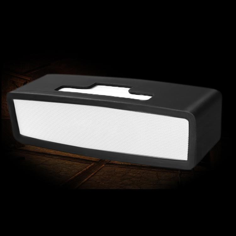 

Portable Shockproof Soft Silica Gel Bluetooth Speaker Protective Case for Bose Mini 1 / 2 (Black)