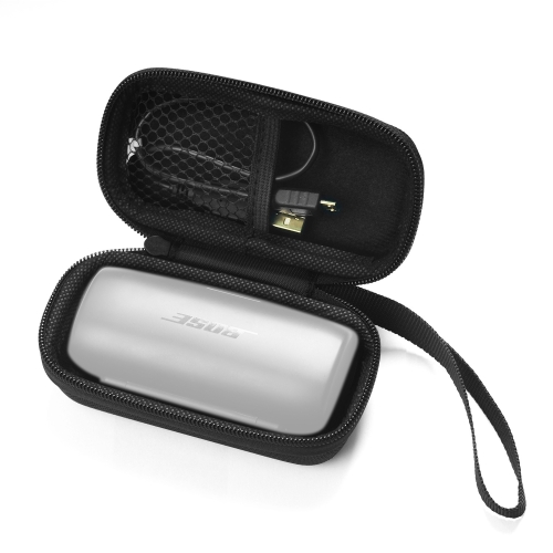 

Portable Handheld Shockproof Bluetooth Headset Protective Box Storage Bag for Bose SoundSport Free (Black)