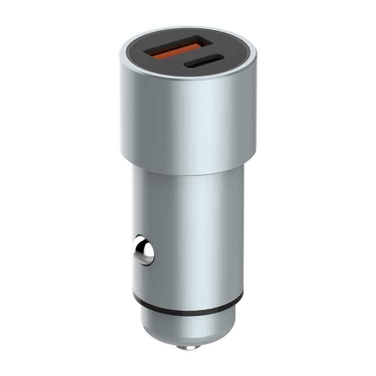 

ONDA CZ06S PD + QC3.0 Metal Fast Charging Car Charger (Silver)