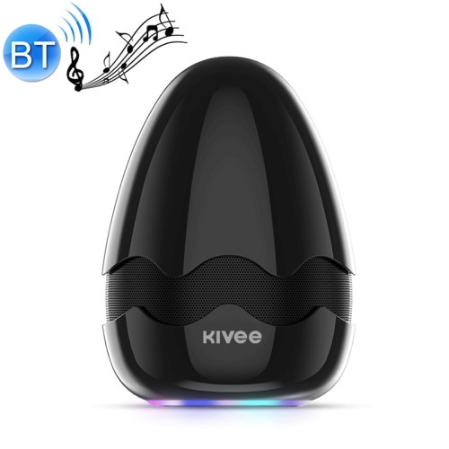 

KIVEE KV-MW01 Tone Color Light Bluetooth Speaker, Support TF & FM & Voice Call(Black)