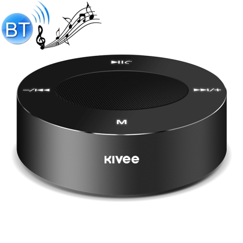 

KIVEE KV-MW06A Touch Control Wireless Bluetooth Speaker, Support TF & FM & AUX & Bluetooth call (Black)