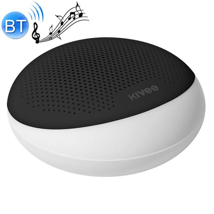 

KIVEE KV-MW09 Portable Wireless Bluetooth Speaker Bluetooth 5.0, Support Breathing Colorful Light Mode (Black)