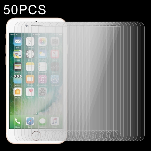 

50 PCS for iPhone 8 Plus & iPhone 7 Plus 0.26mm 9H Surface Hardness 2.5D Explosion-proof Tempered Glass Non-full Screen Film, No Retail Package