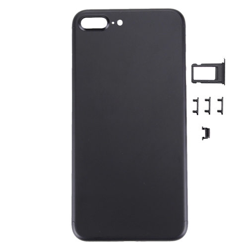 

5 in 1 for iPhone 7 Plus (Back Cover + Card Tray + Volume Control Key + Power Button + Mute Switch Vibrator Key) Full Assembly Housing Cover(Black)