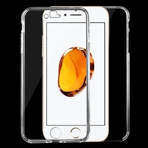 

For iPhone 8 Plus & 7 Plus 0.75mm Double-sided Ultra-thin Transparent TPU Protective Case(Transparent)