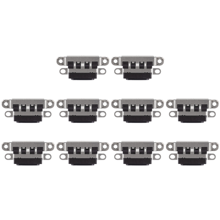 

10 PCS Charging Port Connector for iPhone 7 Plus / 7(Black)