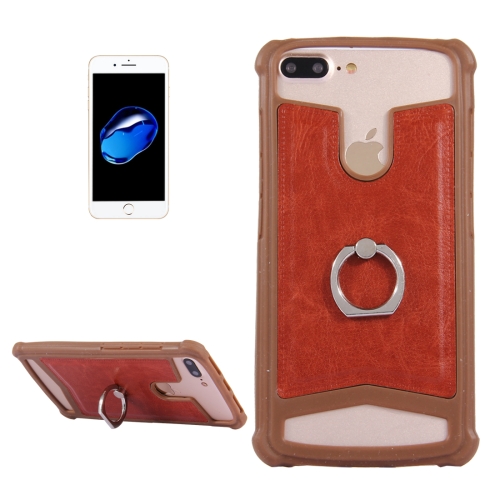 

5.2-5.5 inch Universal Crazy Horse Texture PU Leather + Silicone Protective Case with Holder for Sony, Huawei, Meizu, Lenovo, ASUS, Cubot, Oneplus, Dreami, Oukitel, Xiaomi, Ulefone, Letv, DOOGEE, Umi, ZTE, Vernee, Elephone, Vkworld, THL and other Smartpho