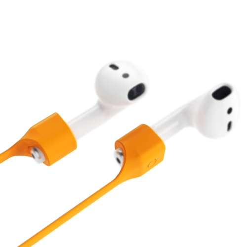 

Baseus Magnetic Silicone Anti-lost Earphone Strap for Apple AirPods, Length: About 60cm(Orange)