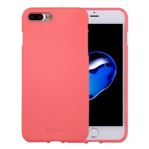 

GOOSPERY SOFT FEELING for iPhone 8 Plus & 7 Plus Liquid State TPU Drop-proof Soft Protective Back Cover Case(Pink)