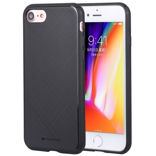 

MERCURY GOOSPERY STYLE LUX Shockproof Soft TPU Case for iPhone 8 & 7 (Black)