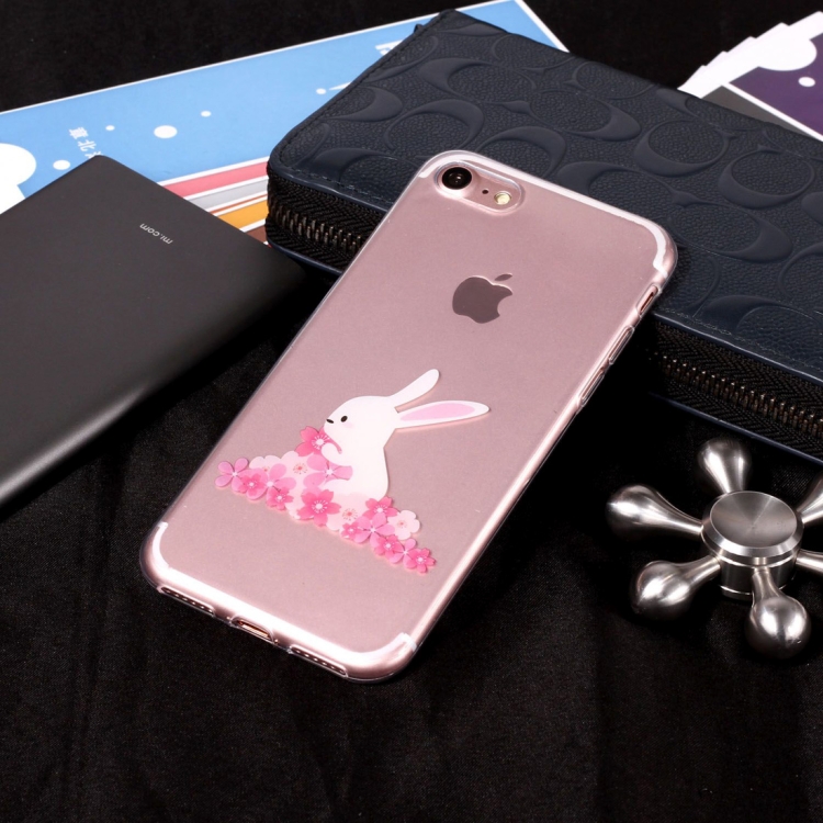 

Sakura Rabbit Pattern TPU Case for iPhone 8 & 7