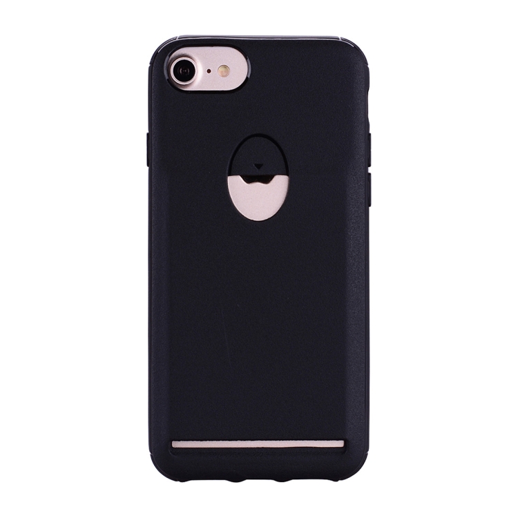 

Candy Color TPU Case for iPhone 8 & 7 ,with Card Slot(Black)