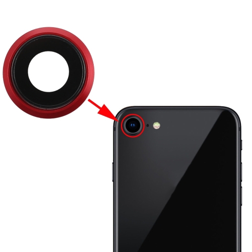 

Back Camera Bezel with Lens Cover for iPhone 8 (Red)