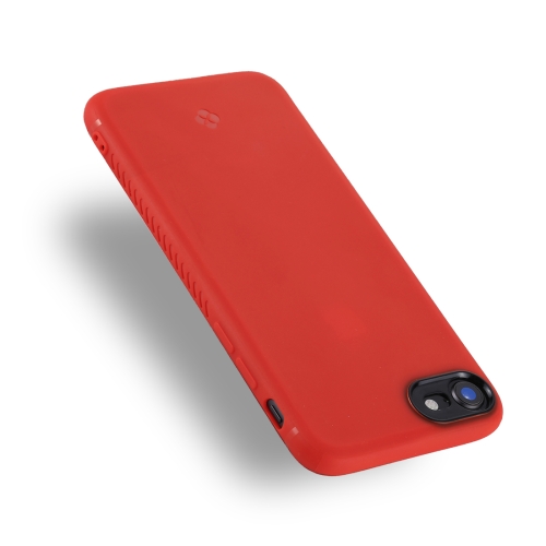 

TOTUDESIGN For iPhone SE 2020 & 8 & 7 Ultra-thin TPU Soft Frosted Protective Back Cover Case (Red)