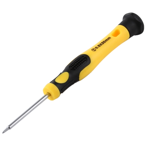 

JIAFA JF-611-Y Tri-point 0.6 Repair Screwdriver for iPhone 7 & 7 Plus & Apple Watch(Yellow)