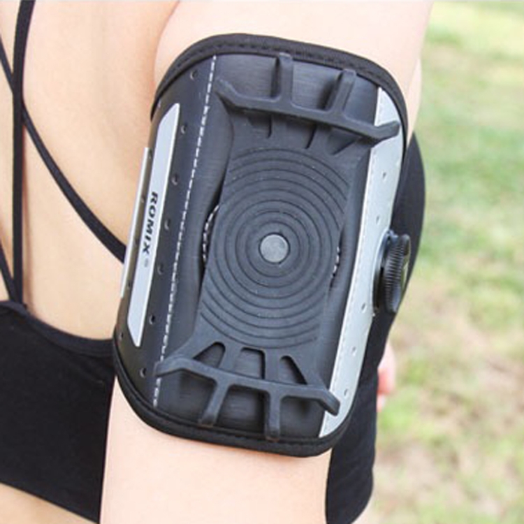 

PICTET FINO RH65 Universal 360 Degree Rotation Button Sport Armband Bag Mobile Phone Case for 6.2 inch Smart Phones (Black)