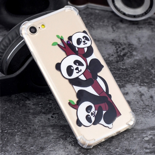 

Three Pandas Pattern Oil Embossed TPU Case for iPhone 8 & 7