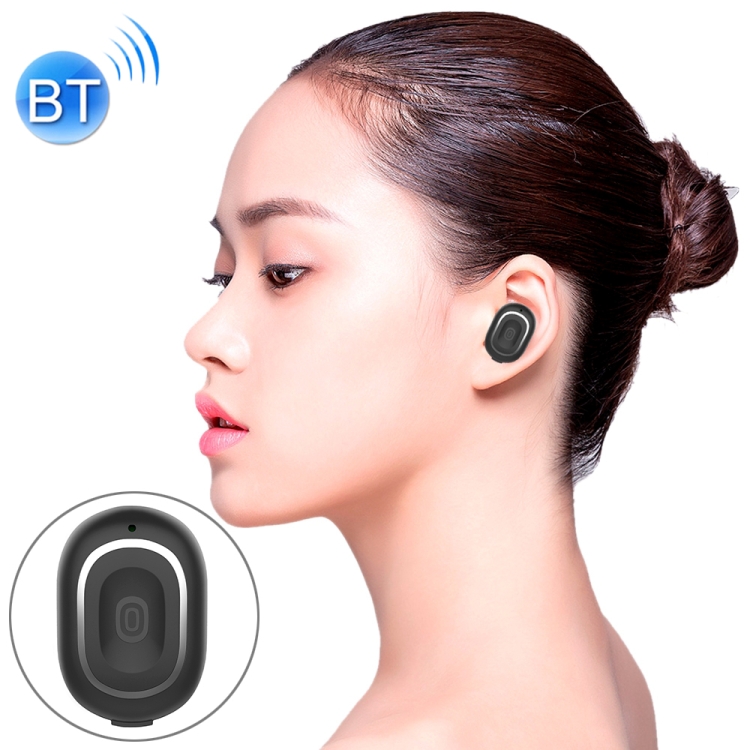 

JOYROOM JR-S2 Ultra-light Mini PEEK + PU Single Wireless Bluetooth Earphones with Mic, For iPad, iPhone, Galaxy, Huawei, Xiaomi, LG, HTC and Other Smart Phones(Black)