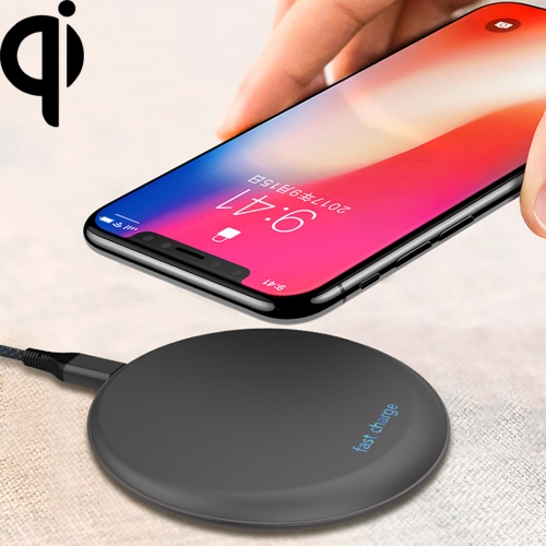

HAMTOD M1 Intelligent UFO Design Qi Standard Wireless Charger with Indicator Light, Support Fast Charging, For iPhone, Galaxy, Huawei, Xiaomi, LG, HTC and Other QI Standard Smart Phones(Grey)