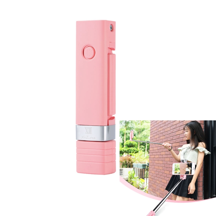 Compact Lightweight Floor Tripod Desktop Lazy Support Frame Portable Mini Multifunctional whitening Version Pink