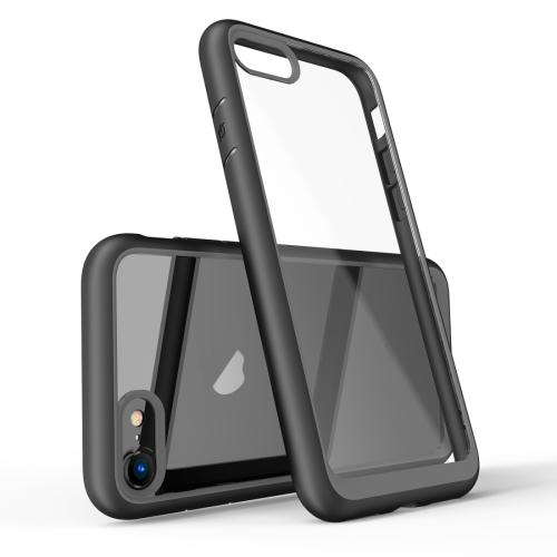 

Two-color Frame Acrylic PC Case for iPhone 7(Black)