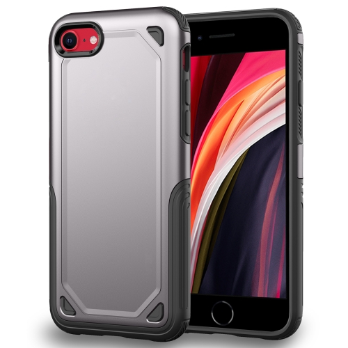 

For iPhone 8 & iPhone 7 Shockproof Rugged Armor Protective Case(Grey)