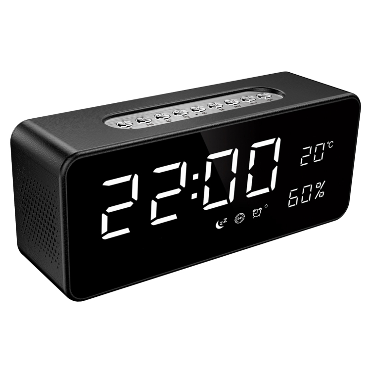 

SARDiNE B1 Multifunctional Wireless Bluetooth Speaker, SARDiNE S1 Multi-function Wireless Bluetooth Speaker with Microphone & LED Display, Support Hands-free Answering Phone & FM Radio & TF Card (Black)